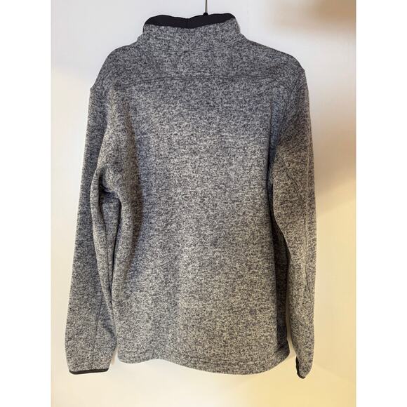 Columbia Men’s Sz L Half Zip Long Sleeve Pullover Gray Granite With Pockets - Picture 9 of 9